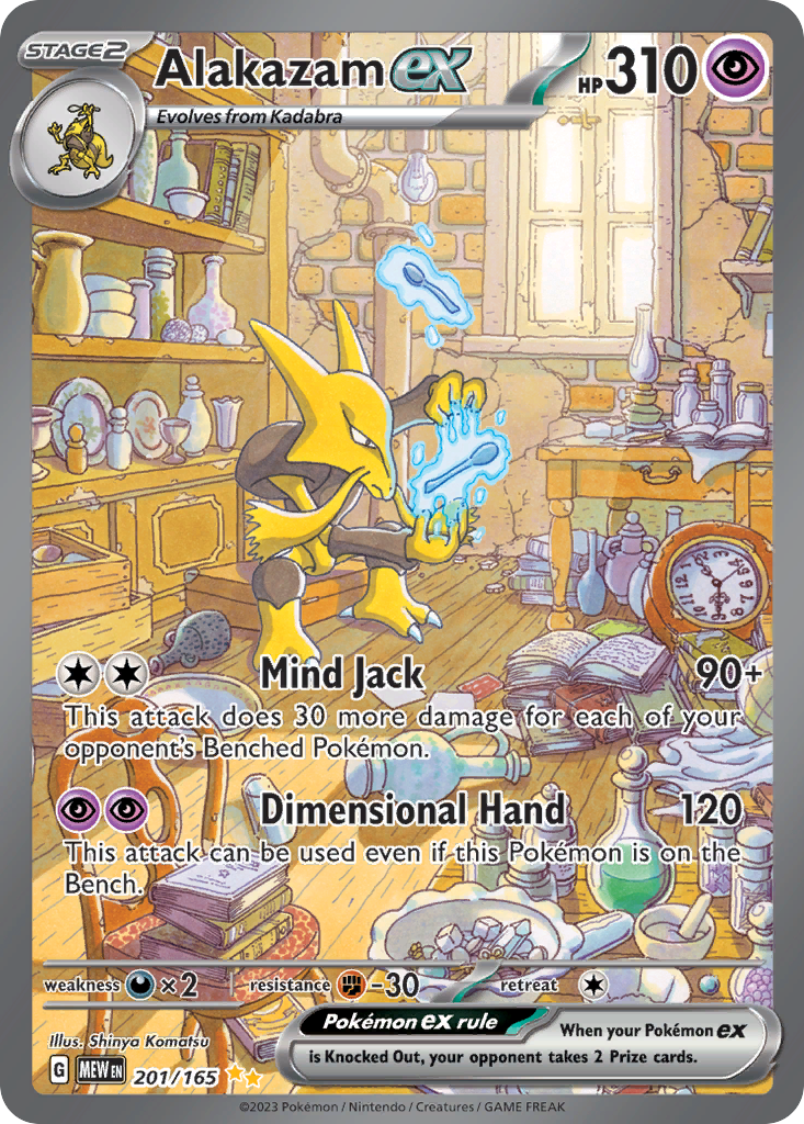 Carta Alakazam ex — 151