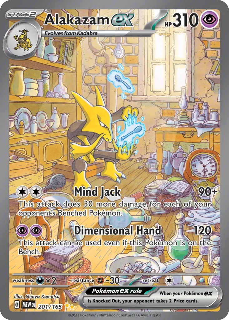 Carta Alakazam ex — 151